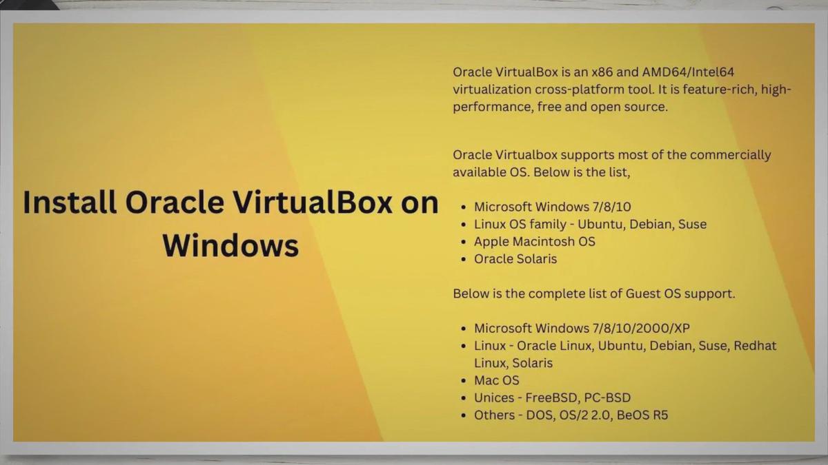 How to Install Oracle VirtualBox on Windows 10