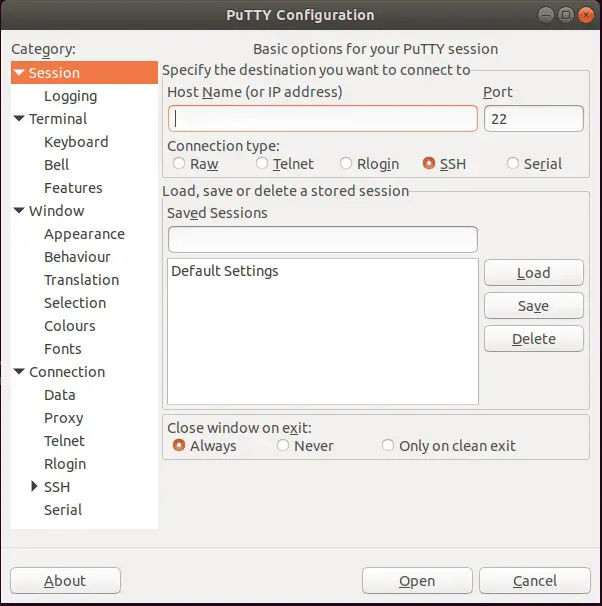 how to get putty for unbuntu how to get putty for unbuntu