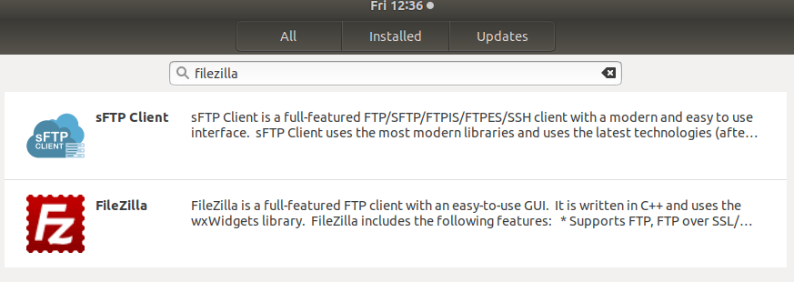 command to install filezilla on mac
