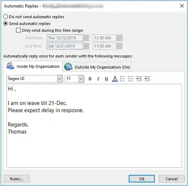 How To Set Out Of Office In Outlook How To Set Out Of Office In Outlook