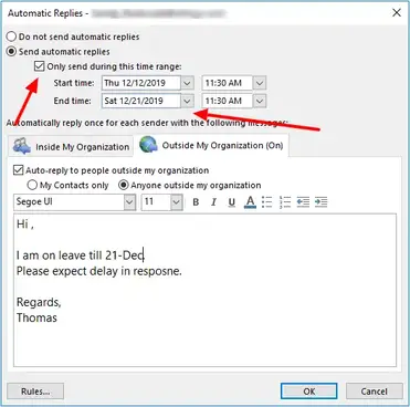 How To Set Out Of Office In Outlook How To Set Out Of Office In Outlook
