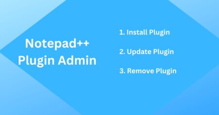 Notepad++ Plugin Admin