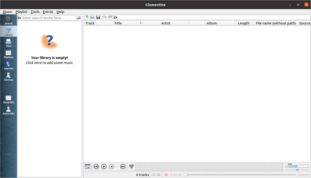 unable to run clementine music player unable to run clementine music player