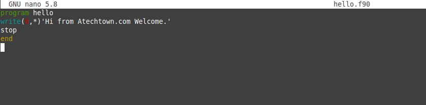 New Fortran App