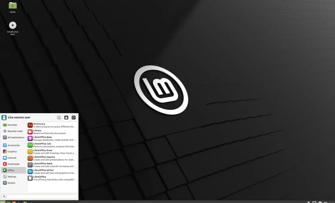 XFCE - Linux Mint Desktop