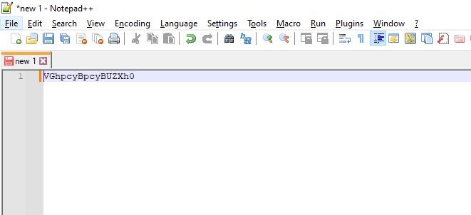 base64 encoded file