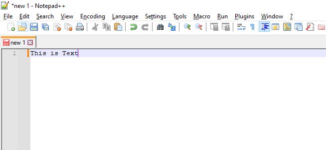 Normal Text file with no encoding