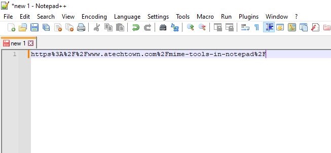 url encoded file